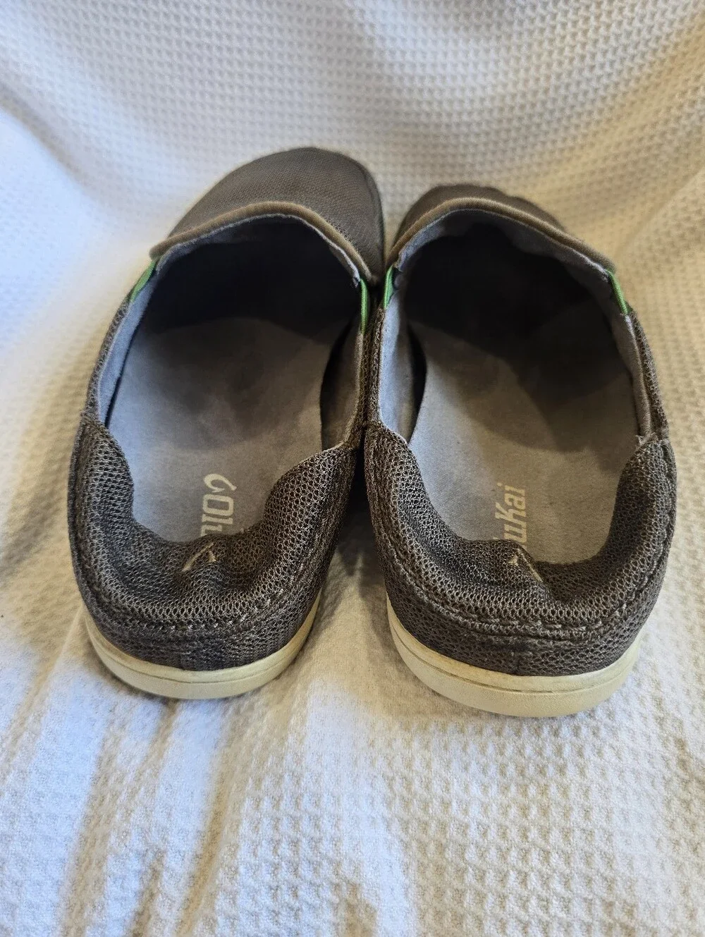 OluKai Nohea Mesh Men's Size 9 Sneakers Slip On Shoes Loafers Mustang